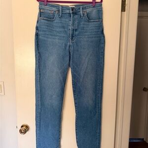 Madewell Women's Straight Leg Jeans - Blue